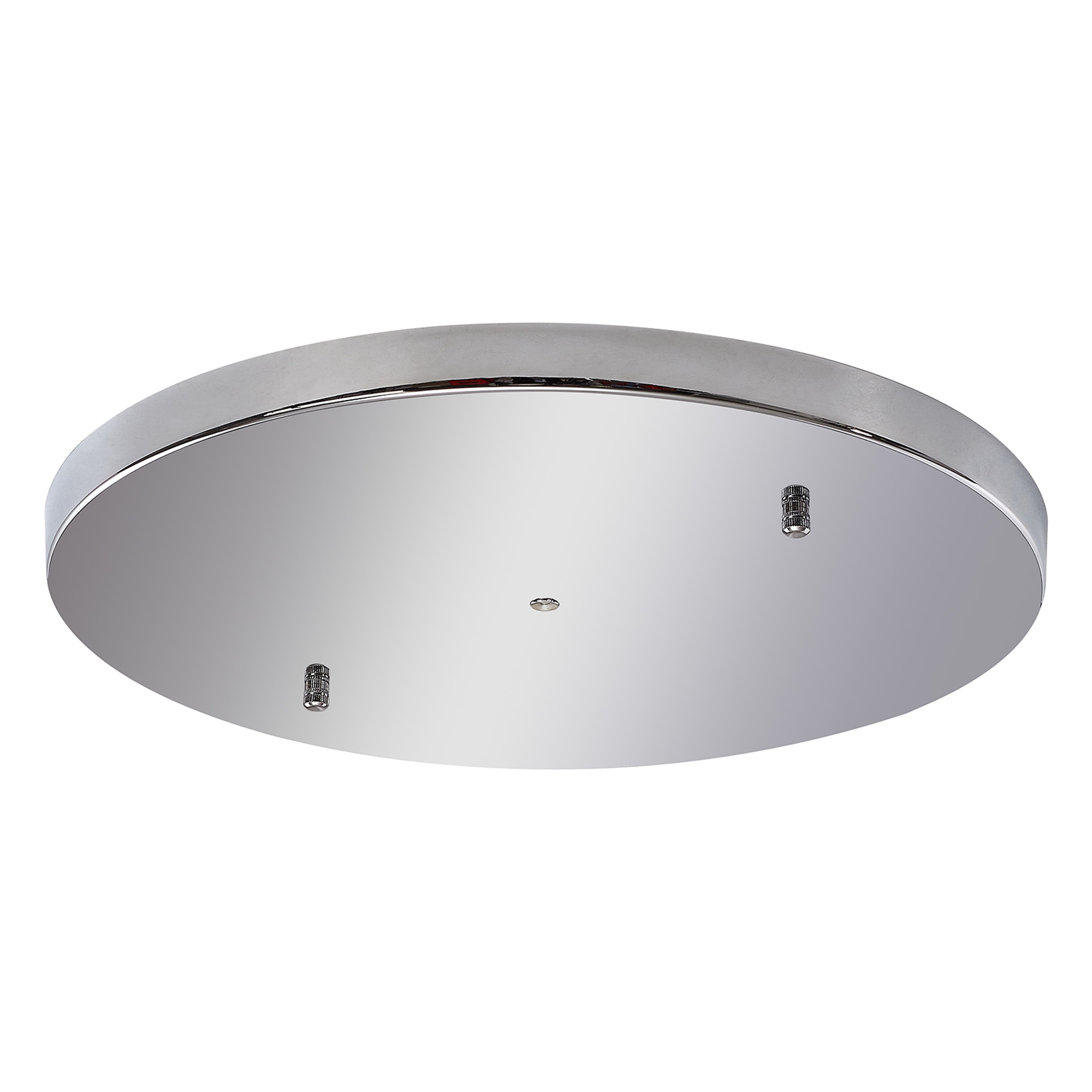 D0830CH/NH  Hayes No Hole 40cm Round Ceiling Plate Polished Chrome